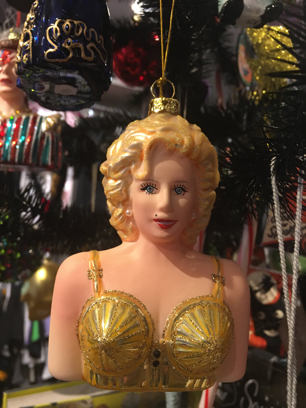 Madonna Glass Ornament