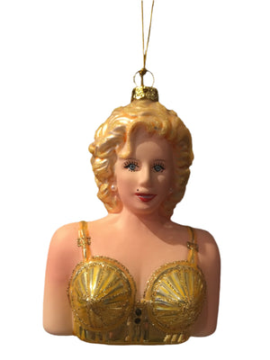 Madonna Glass Ornament