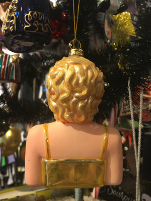 Madonna Glass Ornament