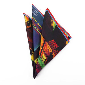 David Bowie Rise and Fall of Ziggy Stardust Pocket Square