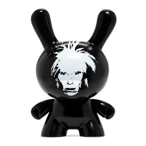 ANDY WARHOL FRIGHT WIG SELF-PORTRAIT 8" MASTERPIECE DUNNY - MONOCHROME EDITION