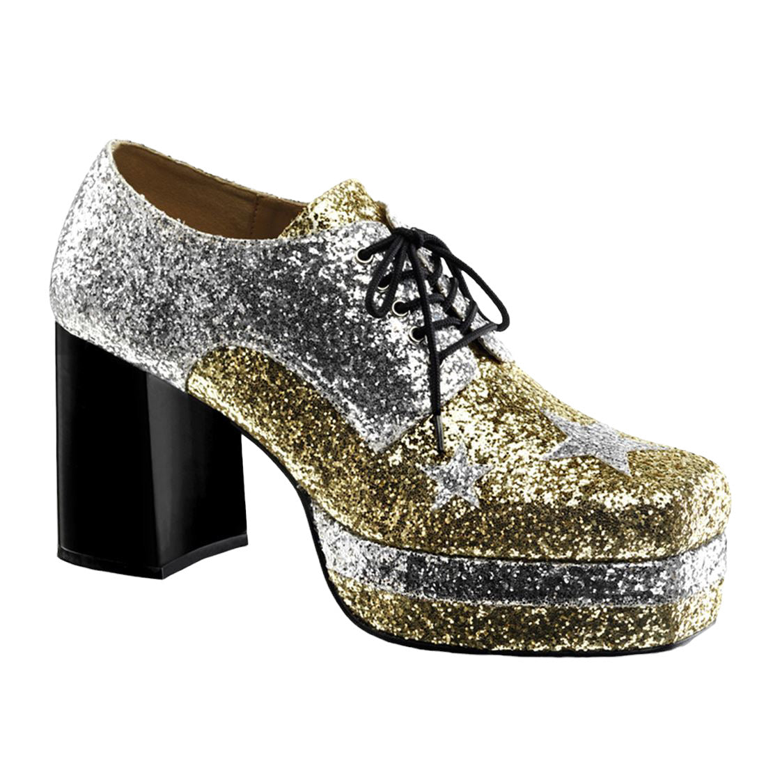 Funtasma - Glamrock-02 Platform Glitter Oxford – Thirteen  display picture 3