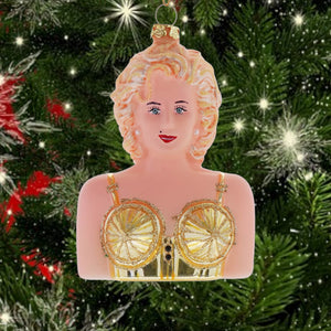 Madonna Glass Ornament