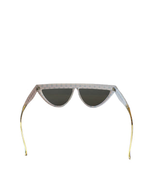 Jolie Flat Top Polka Dot Sunglasses