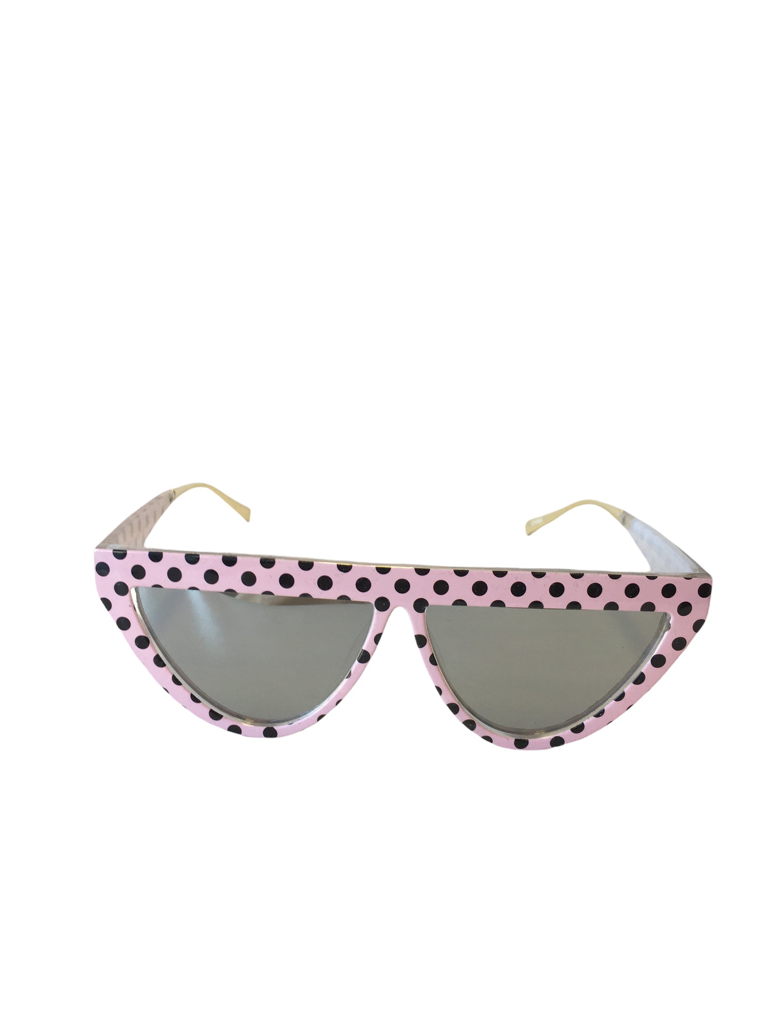 Jolie Flat Top Polka Dot Sunglasses