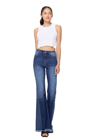 Lynn Side Patchwork Bell Bottoms