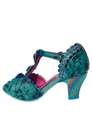 Irregular Choice Love & Magic Purple Clear Lucite Heels Suede Shoes EU 38  US 7 | eBay