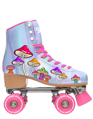 Mood Iridescent Mushroom Print Roller Skate Shoes