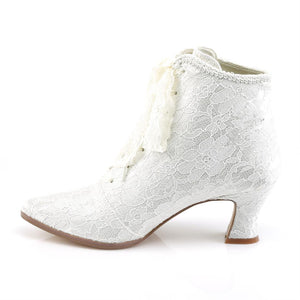 Fabulicious Victorian-30 Lace Ankle Bootie